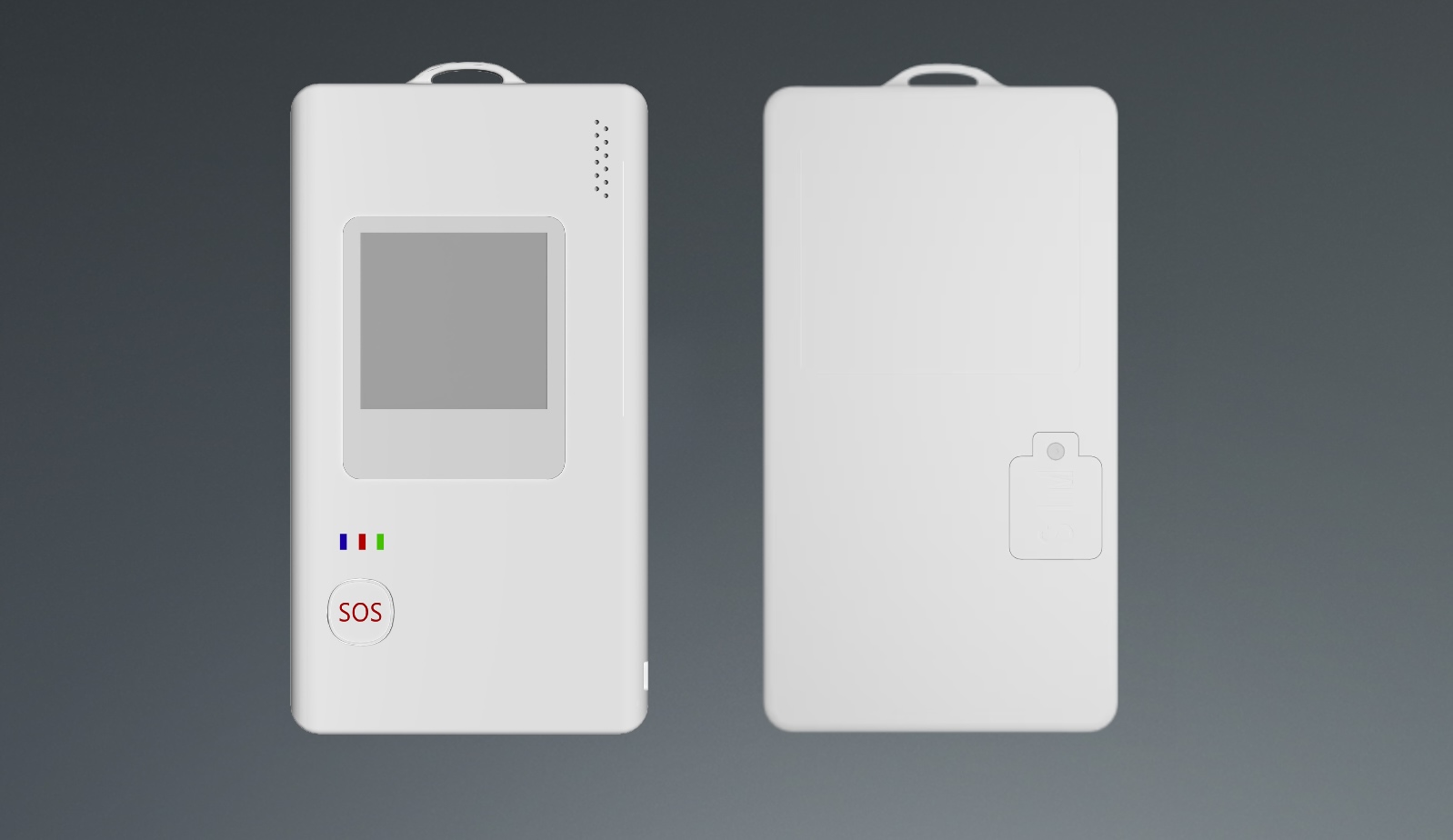 雙頻RTK+UWB+藍牙帶顯示屏人員定位識別胸卡/工牌